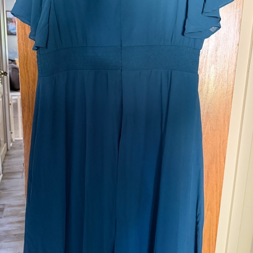 Ever Pretty Teal Midi Dress New with Tags - Picture 3 of 8